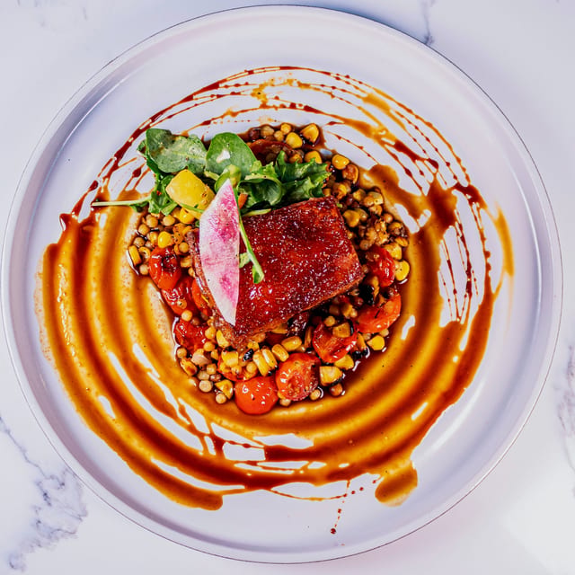 Crispy Cheshire Pork Belly (take out).